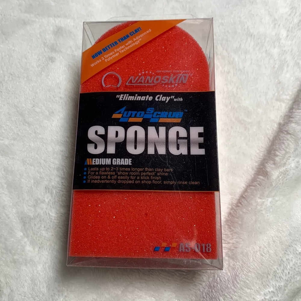 1 Pack: NanoSkin-Auto Scrub Sponge / Medium Grade